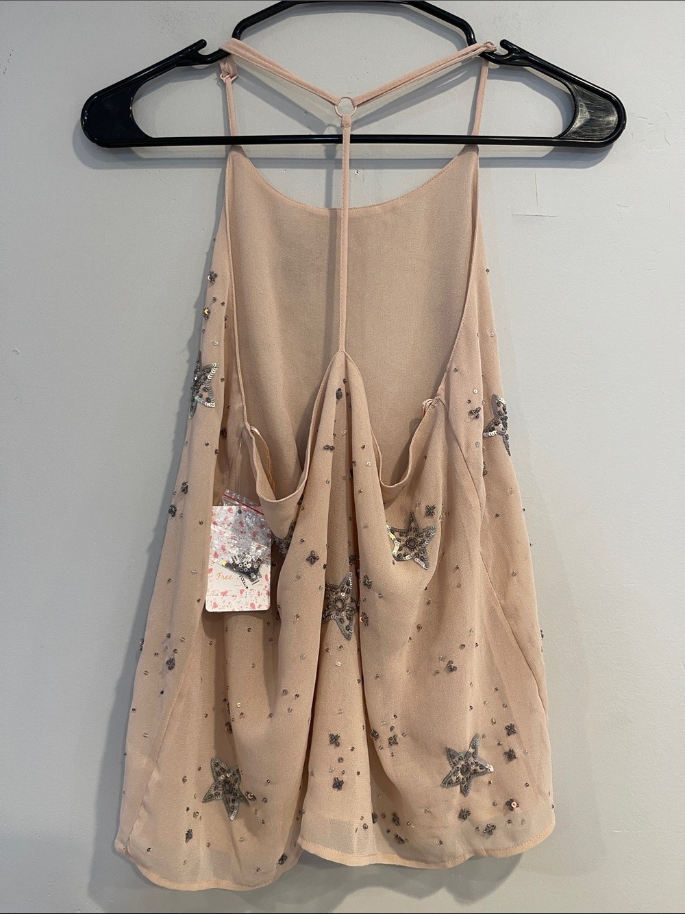 NWT Free People Star Embellished Cami Size Small, $68 retail - Picture 6 of 9